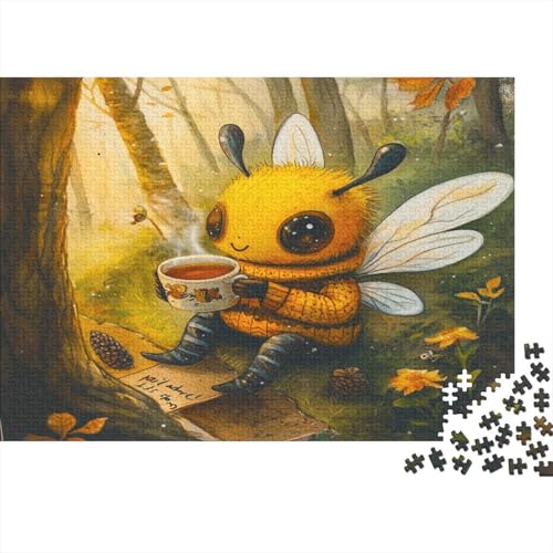 Bumble-Biene 300 Teile Puzzle Biene Impossible Für Erwachsene HochwerTiger Puzzle Fantasy Schöne Geschenkidee DIY Kreative Unterhaltung 300pcs (40x28cm) von lihuogongsio