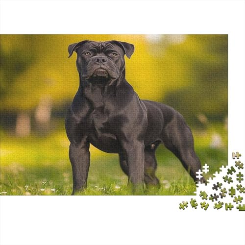 Cane Corso 500 Teile Puzzle Polizeihund Impossible Für Erwachsene HochwerTiger Puzzle Fantasy Schöne Geschenkidee DIY Kreative Unterhaltung 500pcs (52x38cm) von lihuogongsio