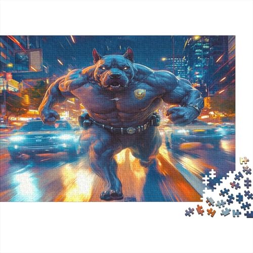 Cane Corso Puzzle 1000 Teile Puzzle Für Erwachsene Polizeihund Geschicklichkeitsspiel Für Die Ganze Familie Premium Quality Schöne Geschenkidee Kräftigen Farben 1000pcs (75x50cm) von lihuogongsio