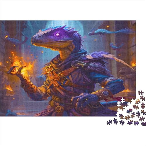 Dinosaurier Puzzle Für Erwachsene 1000 Puzzle Velociraptor Anspruchsvoll Puzzle Teile Erwachsener Kniffel Spaß Für Die Ganze Familie Unmögliches Puzzle DIY Kreative 1000pcs (75x50cm) von lihuogongsio