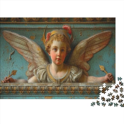 Engel Puzzle 1000 Teile Puzzle Für Erwachsene Amor-Engel Stress Abbauen Familien-Puzzlespiel DIY Kreative Unterhaltung Schöne Geschenkidee Kräftigen Farben 1000pcs (75x50cm) von lihuogongsio