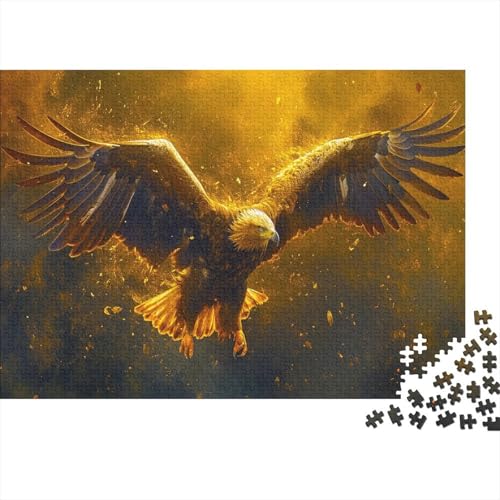 Falke Puzzle 500 Teile Puzzle Für Erwachsene Steinadler Geschicklichkeitsspiel Für Die Ganze Familie Premium Quality Schöne Geschenkidee Kräftigen Farben 500pcs (52x38cm) von lihuogongsio