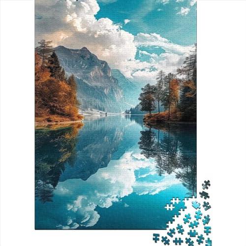 Flüsse Puzzle 1000 Puzzle Fantastisch_schön Erwachsene Impossible Puzzle Geschicklichkeitsspiel Für Die Ganze Familie Puzzle Erwachsene Premium Quality Farbig Spaß 1000pcs (75x50cm) von lihuogongsio