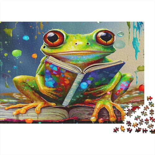 Frosch 1000 Stück Puzzles Für Erwachsene Autotoon-Frosch Geschicklichkeitsspiel Für Die Ganze Familie Schöne Geschenkidee DIY Kreative Unterhaltung Fantasy-Puzzle 1000pcs (75x50cm) von lihuogongsio