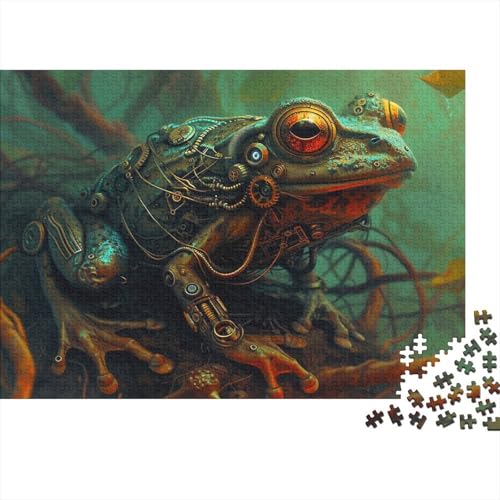 Frosch Puzzle Für Erwachsene 1000 Puzzle Mechanischer Frosch Erwachsene Anspruchsvoll Puzzle Puzzlegröße Puzzle Unmögliches Puzzle Spielzeug Geschenk Premium Quality 1000pcs (75x50cm) von lihuogongsio