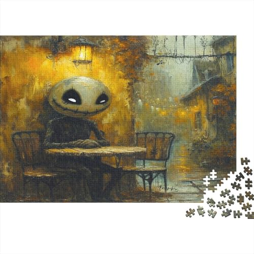 Geist 1000 Stück Puzzles Für Erwachsene Voodoo-Puppe Geschicklichkeitsspiel Für Die Ganze Familie Schöne Geschenkidee DIY Kreative Unterhaltung Fantasy-Puzzle 1000pcs (75x50cm) von lihuogongsio