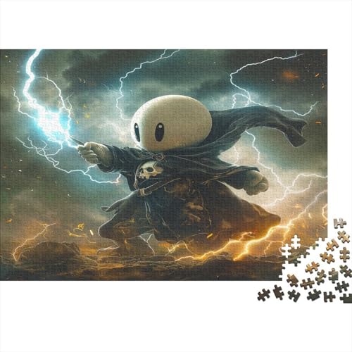 Geist 1000 Teile Puzzle Voodoo-Puppe Impossible Für Erwachsene HochwerTiger Puzzle Fantasy Schöne Geschenkidee DIY Kreative Unterhaltung Spielzeug Dekoration 1000pcs (75x50cm) von lihuogongsio