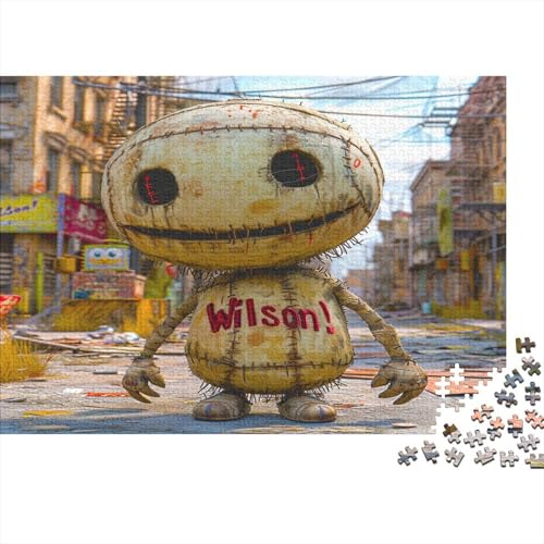 Geist 500 Stück Puzzles Voodoo-Puppe Erwachsene Stress Abbauen Familien 500 Brain Challenge Lernspiel Spielzeug Premium Quality Spielzeug Geschenk Mehrfarbig 500pcs (52x38cm) von lihuogongsio