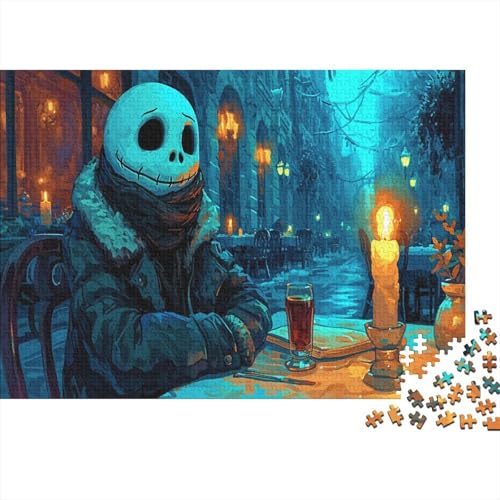 Geist 500 Stück Puzzles Voodoo-Puppe Impossible Puzzle Schwer Für Erwachsene Lernspiel Spielzeug Geschenk Schöne Geschenkverpackung Premium Quality Mehrfarbig 500pcs (52x38cm) von lihuogongsio