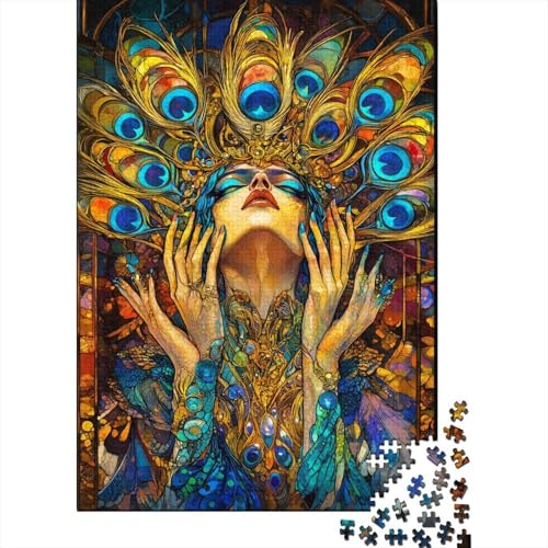 Göttin 500 Teile Puzzle Sumerische Mythologie Impossible Für Erwachsene HochwerTiger Puzzle Fantasy Schöne Geschenkidee DIY Kreative Unterhaltung 500pcs (52x38cm) von lihuogongsio