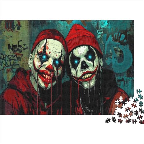 Graffitiscape 1000 Stück Puzzles Chicano Urban Art Lernspiel Spielzeug Geschenk Geschicklichkeitsspiel Für Die Ganze Familie Schöne Geschenkidee DIY Kreative 1000pcs (75x50cm) von lihuogongsio