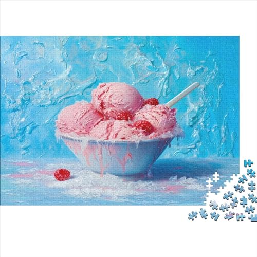 Himbeere 300 Stück Puzzles Für Erwachsene Eiscreme Lernspiel Herausforderung Lernspiel Spielzeug Geschenk Stress Abbauen Lernspiel Spielzeug Geschenk Farbig 300pcs (40x28cm) von lihuogongsio