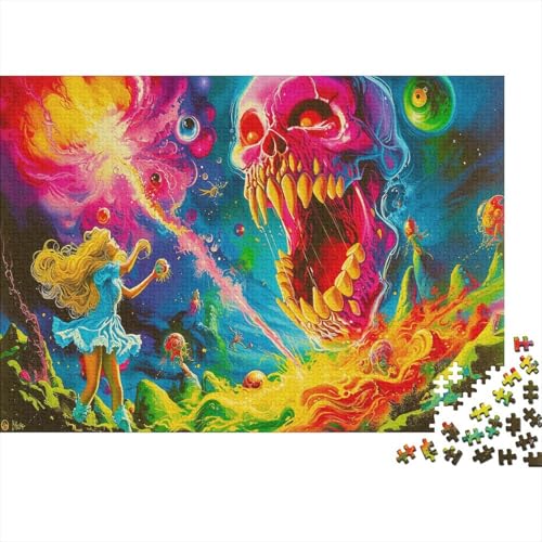 Hölle 500 Teile Puzzle Welt der Hölle Impossible Für Erwachsene Hochwertiger Puzzle Fantasy Schöne Geschenkidee DIY Kreative Unterhaltung Spielzeug Dekoration 500pcs (52x38cm) von lihuogongsio