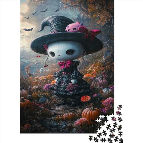 Horror Puppe Puzzle 1000 Teile Puppe Puzz Erwachsene Spielepuzzles HochwerTiger Geschicklichkeitsspiel Lernspiel Spielzeug Geschenk Schöne 1000pcs (75x50cm) von lihuogongsio