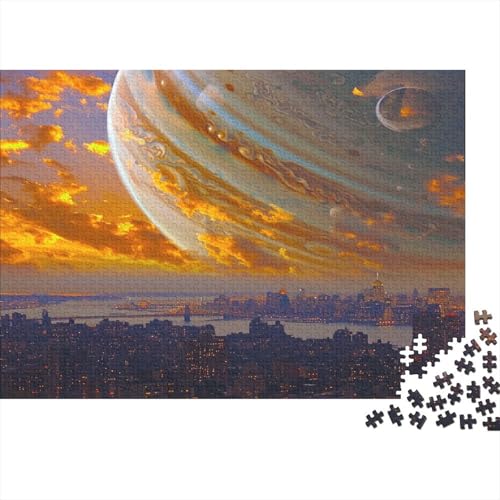 Jupiter 500 Stück Puzzles Weltraumplanet Lernspiel Spielzeug Geschenk Geschicklichkeitsspiel Für Die Ganze Familie Schöne Geschenkidee DIY Kreative Unterhaltung 500pcs (52x38cm) von lihuogongsio