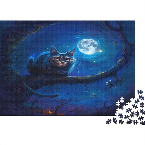 Katze Puzzle Für Erwachsene 1000 Puzzle Grinsekatze Anspruchsvoll Puzzle Teile Erwachsener Kniffel Spaß Für Die Ganze Familie Unmögliches Puzzle DIY Kreative 1000pcs (75x50cm) von lihuogongsio