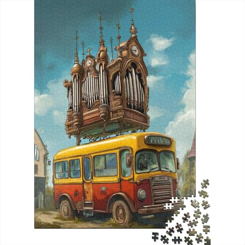 Kirchenorgel 500 Stück Puzzles Kirchenorgel Erwachsene Stress Abbauen Familien 500 Brain Challenge Lernspiel Spielzeug Premium Quality Spielzeug Geschenk Mehrfarbig 500pcs (52x38cm) von lihuogongsio