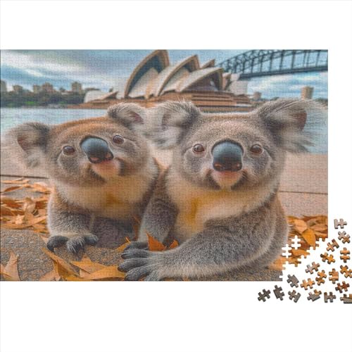 KoalaCity in Italy 1000 Stück Puzzles KoalaCity in Italybär Impossible Puzzle Schwer Für Erwachsene Lernspiel Spielzeug Geschenk Schöne Geschenkverpackung Premium Quality Mehrfarbig 1000pcs (75x50cm) von lihuogongsio