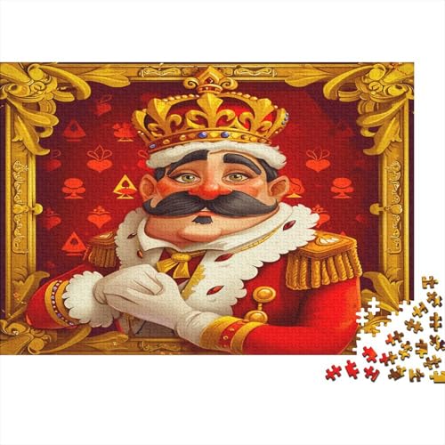 König Puzzle 1000 Puzzle Betrunkener König Erwachsene Impossible Puzzle Geschicklichkeitsspiel Für Die Ganze Familie Puzzle Erwachsene Premium Quality Farbig Spaß 1000pcs (75x50cm) von lihuogongsio