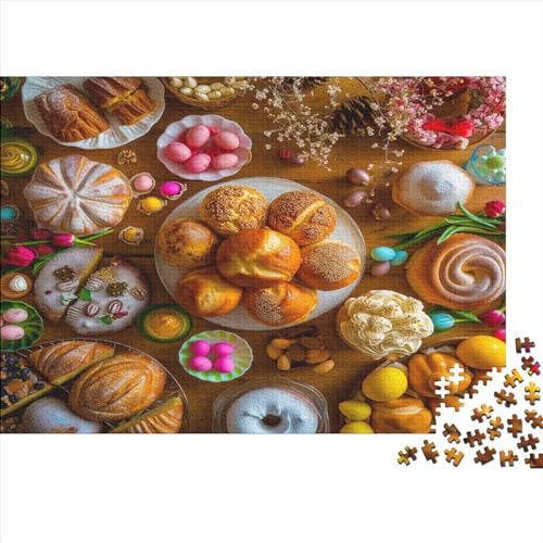 Kuchen 500 Teile Puzzle Ostereis Impossible Für Erwachsene Hochwertiger Puzzle Fantasy Schöne Geschenkidee DIY Kreative Unterhaltung Spielzeug Dekoration 500pcs (52x38cm) von lihuogongsio