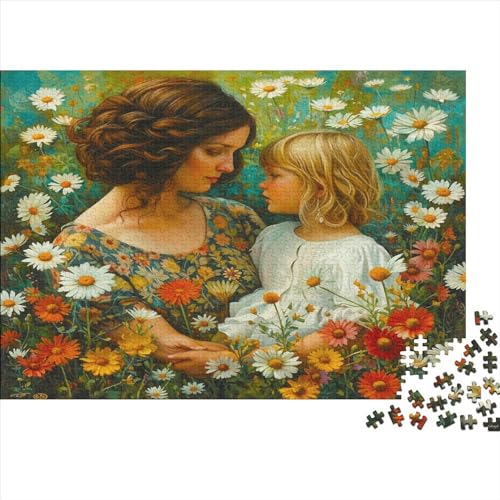 Liebe Mama 300 Stück Puzzles Muttertag Lernspiel Spielzeug Geschenk Geschicklichkeitsspiel Für Die Ganze Familie Schöne Geschenkidee DIY Kreative Unterhaltung 300pcs (40x28cm) von lihuogongsio