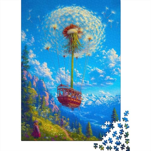 Löwenzahn 300 Stück Puzzles Für Erwachsene Holzboot Geschicklichkeitsspiel Für Die Ganze Familie Schöne Geschenkidee DIY Kreative Unterhaltung Fantasy-Puzzle 300pcs (40x28cm) von lihuogongsio