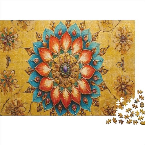 Mandala 1000 Teile Puzzle Schmuck Impossible Für Erwachsene HochwerTiger Puzzle Fantasy Schöne Geschenkidee DIY Kreative Unterhaltung 1000pcs (75x50cm) von lihuogongsio