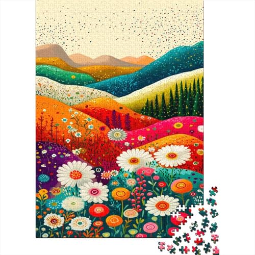 Massif 300 Stück Puzzles Kunstmalerei Stress Abbauen Familien-Puzzlespiel Kräftigen Farben Schöne Geschenkverpackung Lernspiel Spielzeug Geschenk 300pcs (40x28cm) von lihuogongsio