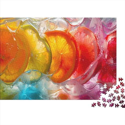 Obst 1000 Stück Puzzles Für Erwachsene Leuchtende Farbe Geschicklichkeitsspiel Für Die Ganze Familie Schöne Geschenkidee DIY Kreative Unterhaltung Fantasie-Puzzle 1000pcs (75x50cm) von lihuogongsio