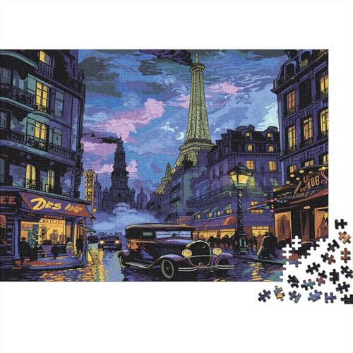 Paris 300 Stück Puzzles Dampfzeitalter Lernspiel Spielzeug Geschenk Geschicklichkeitsspiel Für Die Ganze Familie Schöne Geschenkidee DIY Kreative Unterhaltung 300pcs (40x28cm) von lihuogongsio