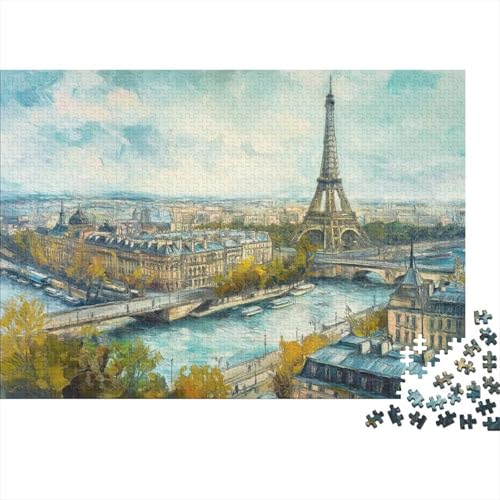 Paris im Jahr 1930 Puzzle 1000 Teile Ölmalerei Puzz Erwachsene Spielepuzzles HochwerTiger Geschicklichkeitsspiel Lernspiel Spielzeug Geschenk Schöne 1000pcs (75x50cm) von lihuogongsio