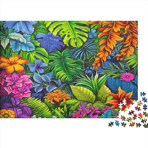 Pflanze Puzzle Für Erwachsene 1000 Puzzle Tropische Pflanzen Erwachsene Anspruchsvoll Puzzle Puzzlegröße Puzzle Unmögliches Puzzle Spielzeug Geschenk Premium Quality 1000pcs (75x50cm) von lihuogongsio