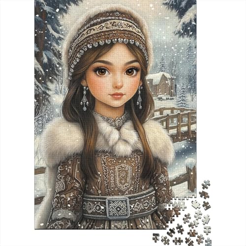 Prinzessin Puzzle Für Erwachsene 500 Puzzle traditionelle serbische Tracht Erwachsene Anspruchsvoll Puzzle Puzzlegröße Puzzle Unmögliches Puzzle Spielzeug Geschenk 500pcs (52x38cm) von lihuogongsio