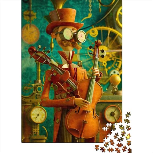 Puppe Puzzle 1000 Teile Puzzle Für Erwachsene Klassische Violine Brain Challenge Geschicklichkeitsspiel Stress Abbauen Familien Herausforderndes Schöne Geschenkidee 1000pcs (75x50cm) von lihuogongsio