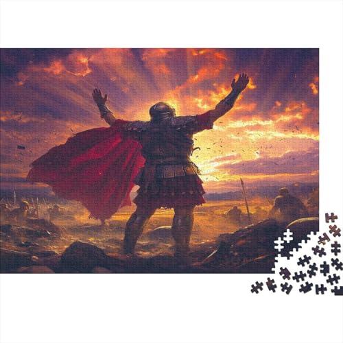 Römischer Soldat Puzzle Erwachsene 1000 Teile Puzzle Griechischer Krieger Holzpuzzle Erwachsener Hochwertig Für Die Ganze Familie Unmögliches DIY Kreative Moderne Wohnkultur 1000pcs (75x50cm) von lihuogongsio