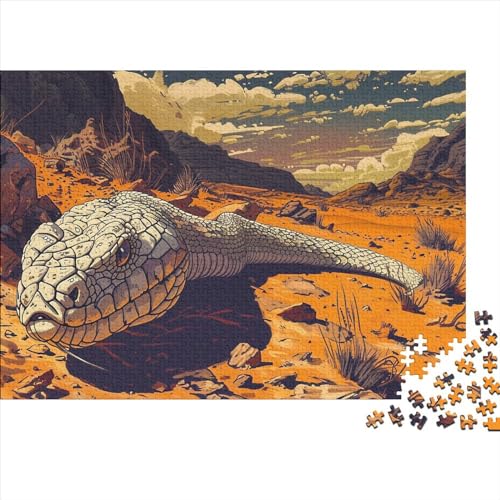 Schlange 1000 Stück Puzzles Sandschlange Lernspiel Spielzeug Geschenk Geschicklichkeitsspiel Für Die Ganze Familie Schöne Geschenkidee DIY Kreative Unterhaltung 1000pcs (75x50cm) von lihuogongsio