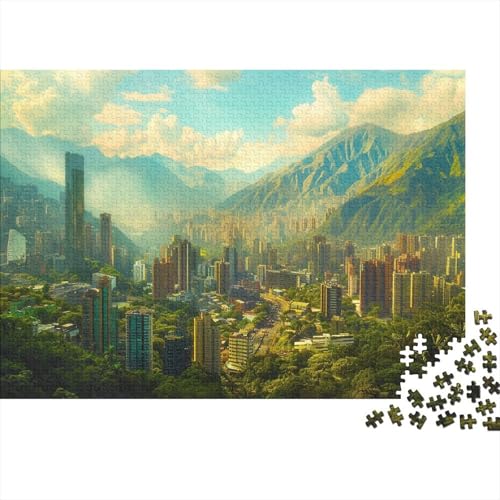 Stadt Puzzle 1000 Puzzle Stadt der Zukunft Erwachsene Impossible Puzzle Geschicklichkeitsspiel Für Die Ganze Familie Puzzle Erwachsene Premium Quality Farbig Spaß 1000pcs (75x50cm) von lihuogongsio