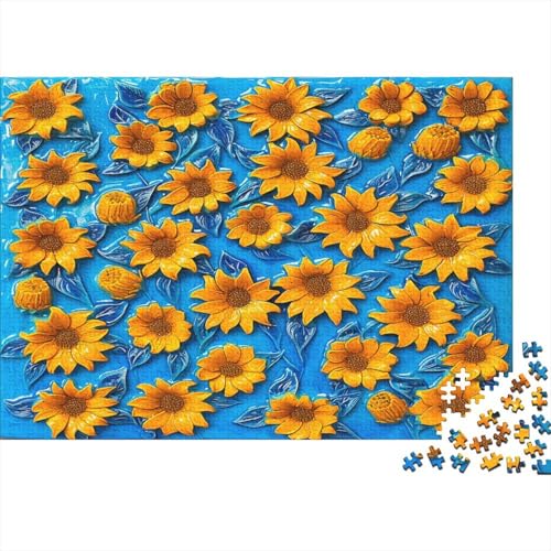 SunBlume Puzzle 1000 Teile Puzzle Für Erwachsene Quadratische Keramik Geschicklichkeitsspiel Für Die Ganze Familie Premium Quality Schöne Geschenkidee Kräftigen Farben 1000pcs (75x50cm) von lihuogongsio