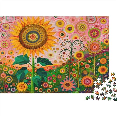 SunBlume Puzzle 300 Teile Puzzle Für Erwachsene Kunst der Aborigines Brain Challenge Geschicklichkeitsspiel Stress Abbauen Familien Herausforderndes Schöne Geschenkidee 300pcs (40x28cm) von lihuogongsio