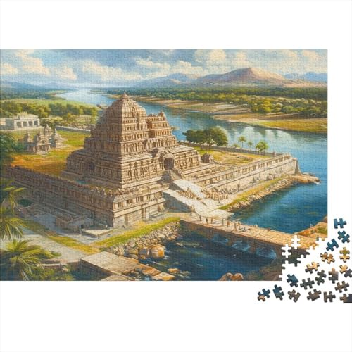 Tamilische Zivilisation 1000 Stück Puzzles Für Erwachsene antike Zivilisation Lernspiel Herausforderung Lernspiel Spielzeug Geschenk Stress Abbauen Lernspiel Spielzeug 1000pcs (75x50cm) von lihuogongsio