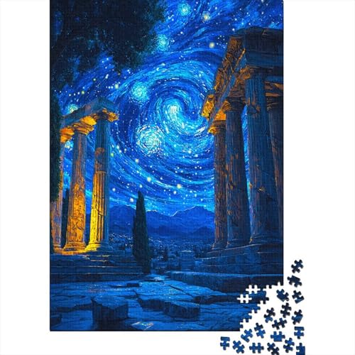 Tempel of Artemis Puzzle 1000 Teile Tempel Puzz Erwachsene Spielepuzzles HochwerTiger Geschicklichkeitsspiel Lernspiel Spielzeug Geschenk Schöne 1000pcs (75x50cm) von lihuogongsio