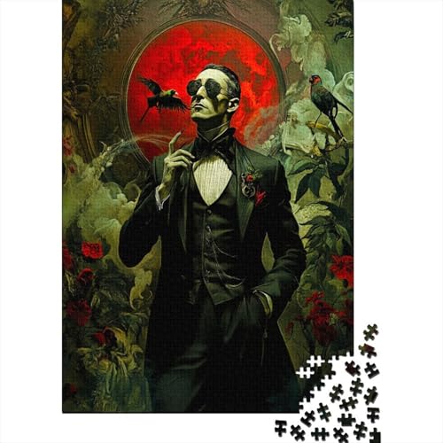 Vampir Puzzle 1000 Teile Puzz Erwachsene Spielepuzzles HochwerTiger Geschicklichkeitsspiel Lernspiel Spielzeug Geschenk Schöne 1000pcs (75x50cm) von lihuogongsio