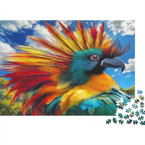 Vogel of Paradise 300 Stück Puzzles Für Erwachsene Vogel Lernspiel Herausforderung Lernspiel Spielzeug Geschenk Stress Abbauen Lernspiel Spielzeug 300pcs (40x28cm) von lihuogongsio