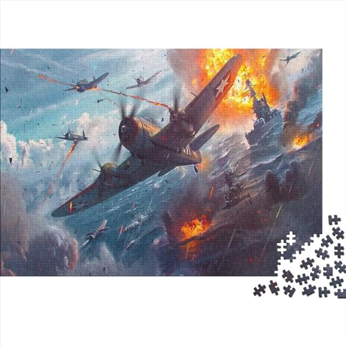 Weltkrieg Puzzle Für Erwachsene 1000 Puzzle Kampf Kamikaze Anspruchsvoll Puzzle Teile Erwachsener Kniffel Spaß Für Die Ganze Familie Unmögliches Puzzle DIY Kreative 1000pcs (75x50cm) von lihuogongsio