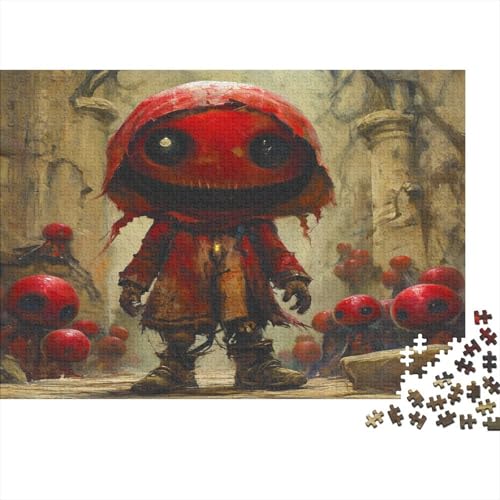 Zombie 1000 Stück Puzzles Voodoo-Puppe Impossible Puzzle Schwer Für Erwachsene Lernspiel Spielzeug Geschenk Schöne Geschenkverpackung Premium Quality Mehrfarbig 1000pcs (75x50cm) von lihuogongsio