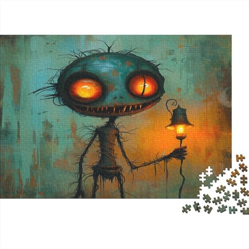 Zombie 1000 Stück Puzzles Voodoo-Puppe Lernspiel Spielzeug Geschenk Geschicklichkeitsspiel Für Die Ganze Familie Schöne Geschenkidee DIY Kreative Unterhaltung 1000pcs (75x50cm) von lihuogongsio