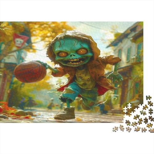 Zombie Puzzle 1000 Teile Puzzle Für Erwachsene Stress Abbauen Familien-Puzzlespiel DIY Kreative Unterhaltung Schöne Geschenkidee Kräftigen Farben 1000pcs (75x50cm) von lihuogongsio