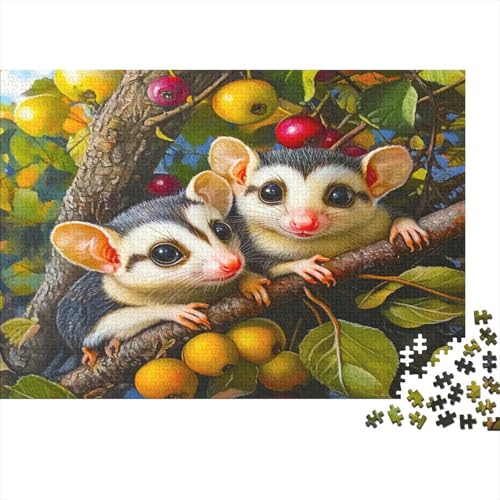 Zuckerglider 1000 Stück Puzzles Für Erwachsene fliegendes Eichhörnchen Geschicklichkeitsspiel Für Die Ganze Familie Schöne Geschenkidee DIY Kreative Unterhaltung 1000pcs (75x50cm) von lihuogongsio