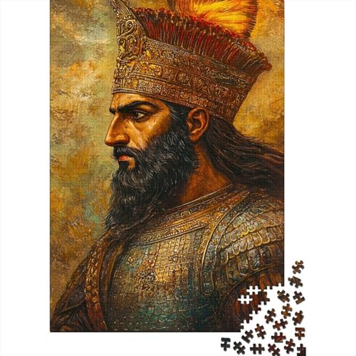 was Darius König 500 Stück Puzzles Für Erwachsene König Geschicklichkeitsspiel Für Die Ganze Familie Schöne Geschenkidee DIY Kreative Unterhaltung 500pcs (52x38cm) von lihuogongsio