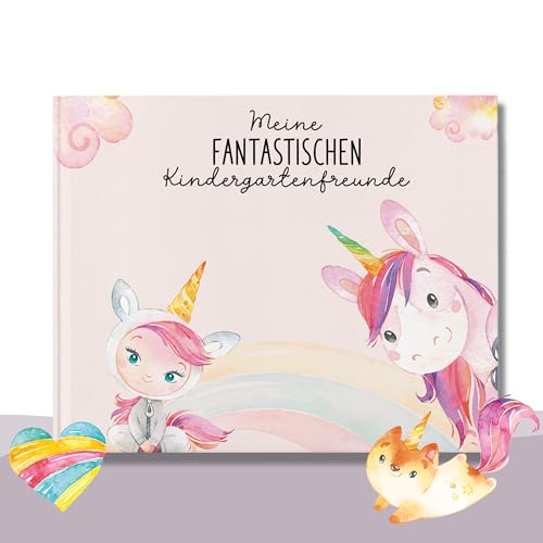 lila liebt dich® Einhorn Freundebuch Kindergarten Mädchen - Unvergessliche Kindergartenmomente festhalten, kompakt von lila liebt dich